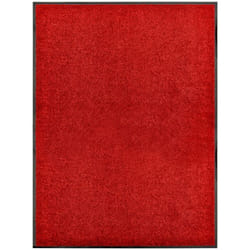 Vidaxl - Paillasson lavable Rouge 90x120 cm
