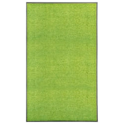 vidaXL Paillasson lavable Vert 90x150 cm - TU
