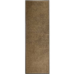 Vidaxl - Paillasson lavable Marron 60x180 cm