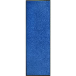 Vidaxl - Paillasson lavable Bleu 60x180 cm