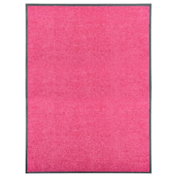 vidaXL Paillasson lavable Rose 90x120 cm - TU