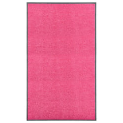 vidaXL Paillasson lavable Rose 90x150 cm - TU