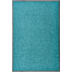Paillasson lavable Cyan 60x90 cm vidaXL
