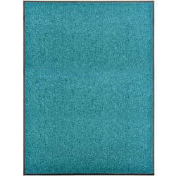 vidaXL Paillasson lavable Cyan 90x120 cm - TU