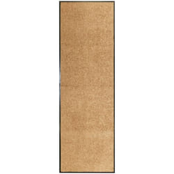 Vidaxl - Paillasson lavable Crème 60x180 cm