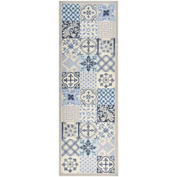 vidaXL Tapis de sol de cuisine lavable Mosaïque 60x180 cm - TU