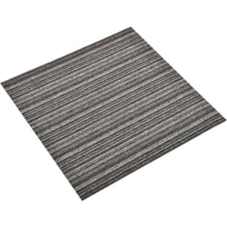 Vidaxl - Dalles de tapis de sol 20 pcs 5 m² 50x50 cm Anthracite rayé