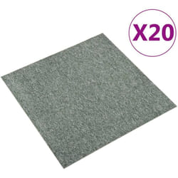 Vidaxl - Dalles de tapis de sol 20 pcs 5 m² 50x50 cm Vert
