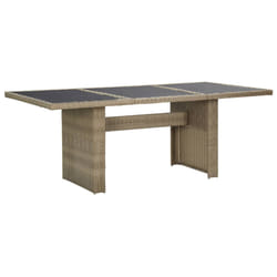 VidaXL 310141 table de jardin Noir, Marron