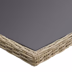 VidaXL 310141 table de jardin Noir, Marron - Vue supplémentaire 5