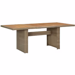 Cette table de salle à manger d'extérieur est spécialement conçue pour votre jardin ou patio ! La table de jardin est en rési ...