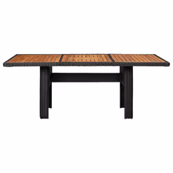 VidaXL 310144 table de jardin Noir