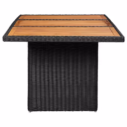 VidaXL 310144 table de jardin Noir