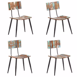 VidaXL 3056368, Fer, Bois, 110 kg, 420 mm, 370 mm, 820 mm, 43 cm