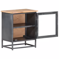 VidaXL 323501 Table de nuit et table de chevet Gris