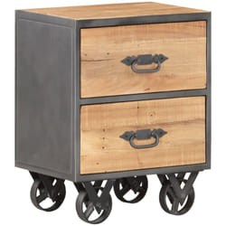 Vidaxl - Table de chevet 40x30x51 cm Bois de récupération solide