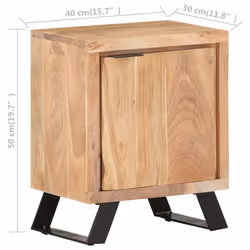 VidaXL 323519 Table de nuit et table de chevet - Vue supplémentaire 8