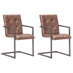 VidaXL 321849, mousse, Cuir véritable, Acier, 510 mm, 560 mm, 910 mm, 45 cm, 46,5 cm