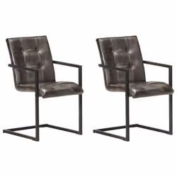 VidaXL 321850, mousse, Cuir véritable, Acier, 510 mm, 560 mm, 910 mm, 45 cm, 46,5 cm