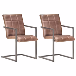 VidaXL 321853, Cuir véritable, Fer, 510 mm, 560 mm, 910 mm, 45 cm, 46,5 cm
