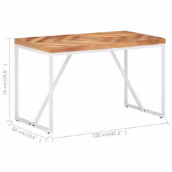 VidaXL 323545 table de cuisine et de salle à manger - Vue supplémentaire 7