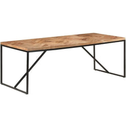 Vidaxl - Table à manger 200x90x76 cm Bois massif d'acacia et de manguier