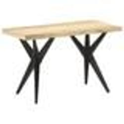 vidaXL Table à manger 120x60x76 cm Bois de manguier massif - TU