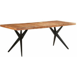 Vidaxl - Table de salle à manger 200x90x76 cm Bois d'acacia massif