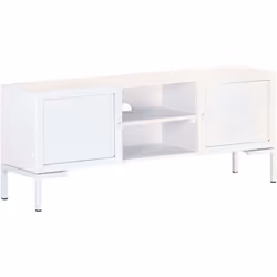 Ce meuble TV en bois ajoute un charme industriel et constitue un choix parfait pour votre espace de vie intérieur. L'armoire  ...