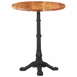 VidaXL 321088 table de cuisine et de salle à manger Forme arrondie