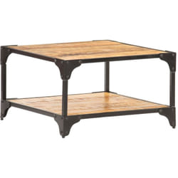 Table basse 60x60x35 cm Bois de manguier massif vidaXL