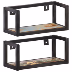 VidaXL 320668, Bois, Fer, 20 kg, 400 mm, 170 mm, 170 mm, 2 pièce(s)