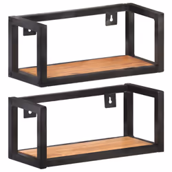VidaXL 320669, Bois d'acacia, Fer, 20 kg, 400 mm, 170 mm, 170 mm, 2 pièce(s)