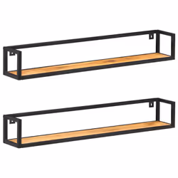 VidaXL 320675, Bois d'acacia, Fer, 40 kg, 1200 mm, 170 mm, 170 mm, 2 pièce(s)