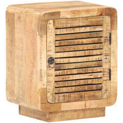 Table de chevet 40x30x50 cm Bois de manguier brut Vidaxl
