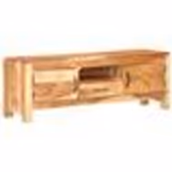 vidaXL Meuble TV 116x30x40 cm Bois d'acacia massif - TU