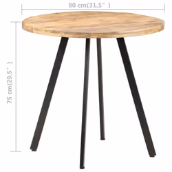 VidaXL 320483 table de cuisine et de salle à manger - Vue supplémentaire 4