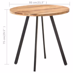 VidaXL 320485 table de cuisine et de salle à manger - Vue supplémentaire 4