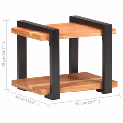 VidaXL 320492 Table de nuit et table de chevet - Vue supplémentaire 7