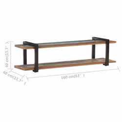 VidaXL 320498 Support TV et centre de divertissement - Vue supplémentaire 5