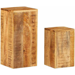 Vidaxl - Tables d'appoint 2 pcs Bois de manguier solide