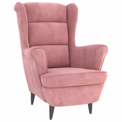 VidaXL 324063, Velours, Rose, 110 kg, 740 mm, 840 mm, 1000 mm