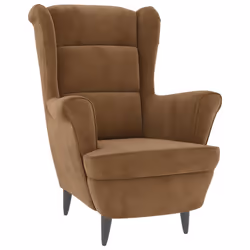 VidaXL 324067, Velours, Marron, 110 kg, 740 mm, 840 mm, 1000 mm
