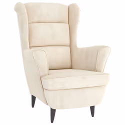 VidaXL 324068, Velours, Crème, 110 kg, 740 mm, 840 mm, 1000 mm