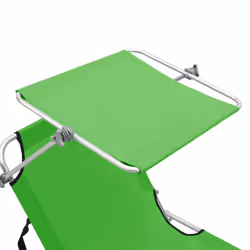 VidaXL 310325 chaise d'extérieur Linge Siège rembourré Acier, Polyester Vert - Vue supplémentaire 7