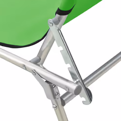 VidaXL 310325 chaise d'extérieur Linge Siège rembourré Acier, Polyester Vert - Vue supplémentaire 8