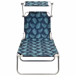VidaXL 310328 chaise d'extérieur Linge Siège rembourré Acier, Polyester Multicolore