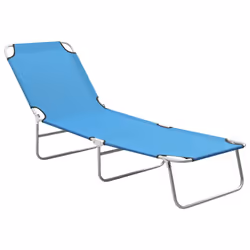 VidaXL 310329, Linge, Siège rembourré, Tissu, Acier, Bleu, Turquoise, 1890 mm, 580 mm