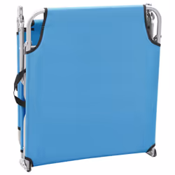 VidaXL 310329 chaise d'extérieur Linge Siège rembourré Tissu, Acier Bleu, Turquoise - Vue supplémentaire 5