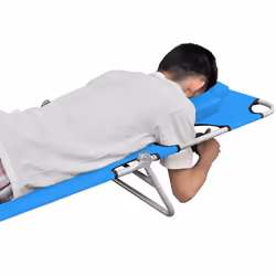 VidaXL 310332 chaise d'extérieur Linge Siège rembourré Acier, Polyester Bleu, Turquoise - Vue supplémentaire 5